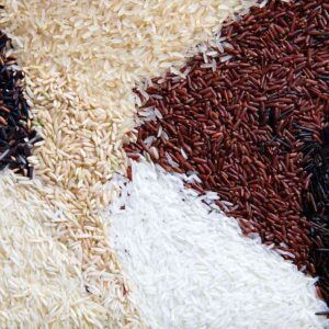 Raw rice types